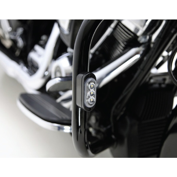 Denali DENALI T3 Modular Switchback Signal Pods | Front with Crashbar Mounting Kit